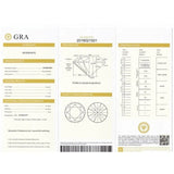 GRA Certified Moissanite Diamond 0.3 to 3 Carat Certificate + Lab Report