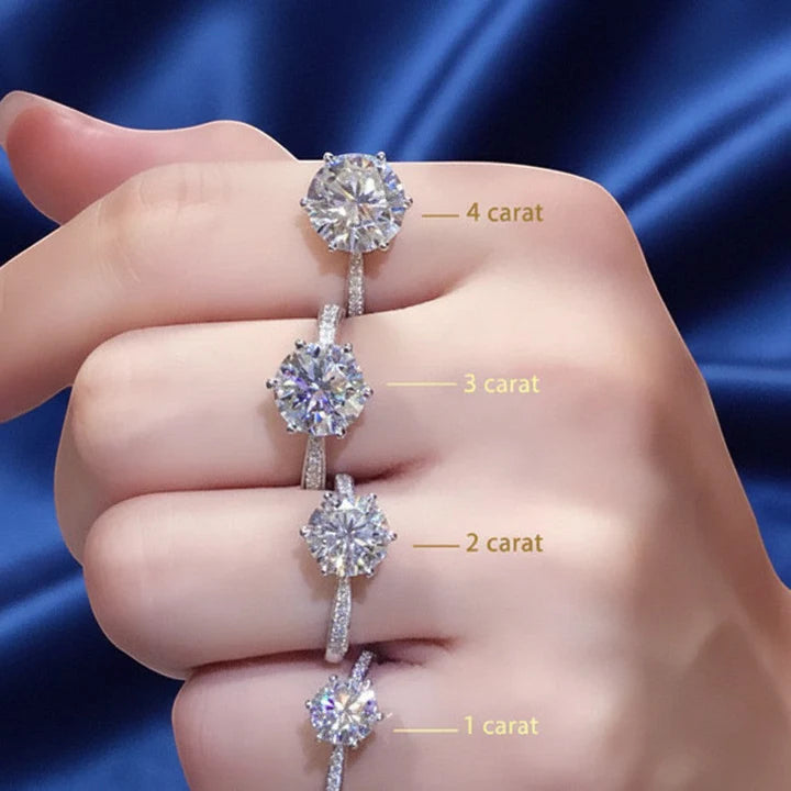 GRA Certified Moissanite Diamond 0.3 to 3 Carat Certificate + Lab Report